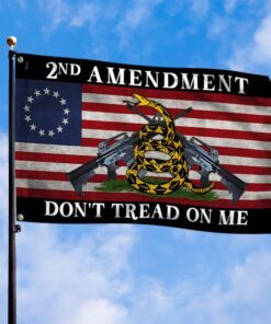 2nd amendment dont tread on me grommet flag tqn353gf 8928