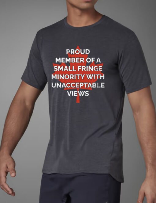 Proud member of a small fringe minority with unacceptable views trucker Convoy Vintage T Shirt