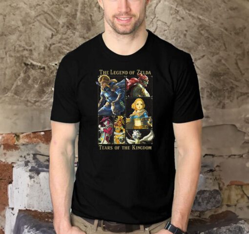 The Legend of Zelda Tears Of The Kingdom Panels Collage T-Shirt