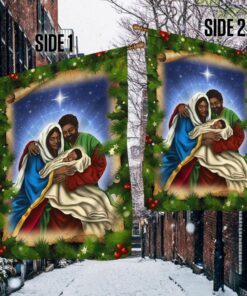 african american black holy family flag nativity scene tqn699f 5047