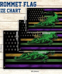 alligator grommet flag mardi gras bnt447gf 1899