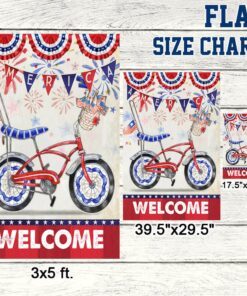 america flag beautiful bike lnt312f 3992