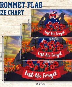 australia grommet flag anzac soldier anzac day ntt101gf 6415