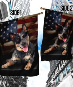 australian cattle dog flag 8715