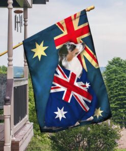 australian shepherd flag patriotic dog anl10fv5 3541