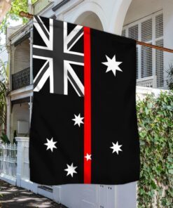 australian thin red line flag firefighter ems flag trl1358f 4722