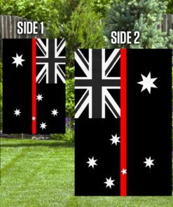 australian thin red line flag firefighter ems flag trl1358f 5938