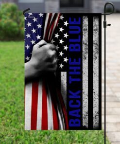 back the blue american us flag 1592