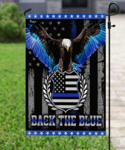 back the blue police flag 1434