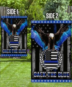 back the blue police flag 3352