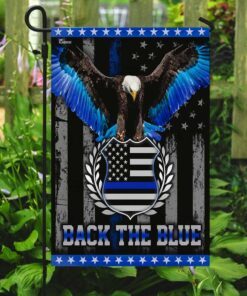 back the blue police flag 7168