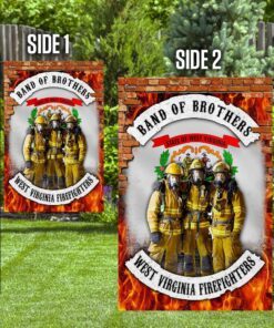 band of brothers west virginia firefighters flag 4492