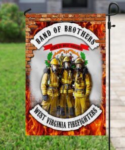 band of brothers west virginia firefighters flag 8620