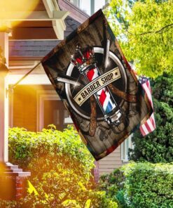 barber shop flag 2685