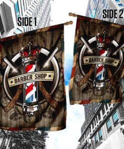 barber shop flag 6407