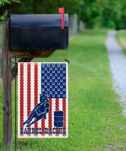 barrel racing american u.s flag 3563