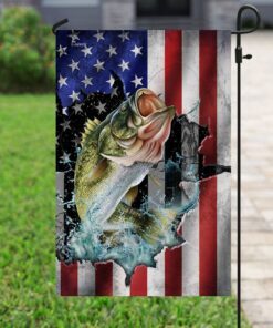 bass fishing flag 7105