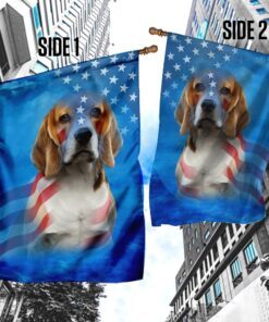 beagle dog stars &amp stripes flag 1470