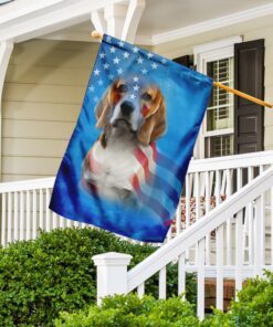 beagle dog stars &amp stripes flag 3100