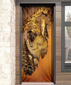 bear door cover miss forest ntt107dv1 3311