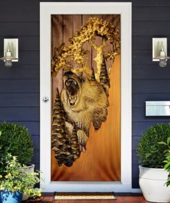 bear door cover miss forest ntt107dv1 5461