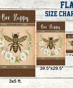 bee flag bee happy lnt302f 1441