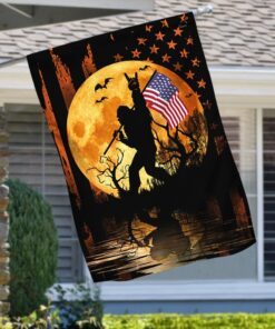 bigfoot american flag flagwix™ bigfoot halloween flag thh3278f 8249