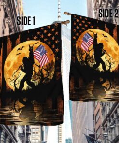 bigfoot american flag flagwix™ bigfoot halloween flag thh3278f 8398