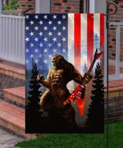 bigfoot flag make me happy electric guitar ant178f 2658