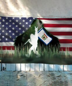 bigfoot sasquatch west virginia american flag tpt110gfv4 8712