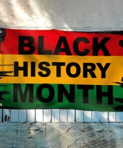 black history month grommet flag qnk1037gf 3824