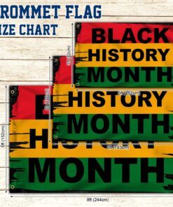 black history month grommet flag qnk1037gf 6603