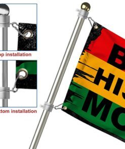 black history month grommet flag qnk1037gf 7453