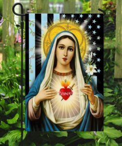 blessed virgin mary flag 2394