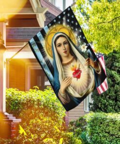 blessed virgin mary flag 3322