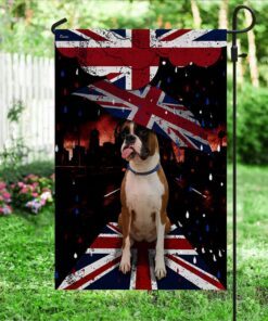 boxer dog flag uk ntt47fv5 4321