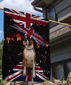 boxer dog flag uk ntt47fv5 6984