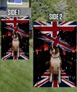 boxer dog flag uk ntt47fv5 8892