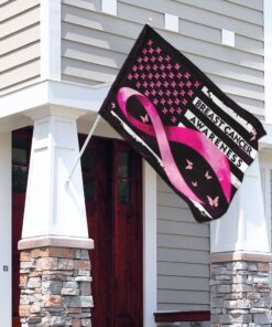 breast cancer awareness flag 1308