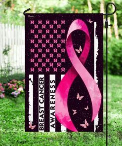 breast cancer awareness flag 3526