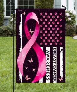 breast cancer awareness flag 6402