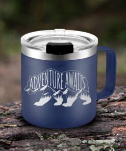 camping insulated coffee mug adventure awaits mug lnt206cmv1 1759