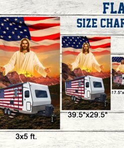 camping trailer god bless flag mln233f 4540