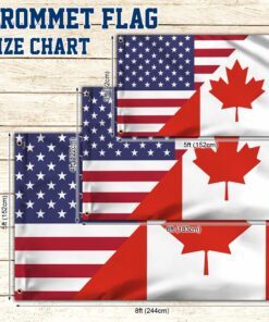 canada america friendship grommet flag thh3749gf 6864