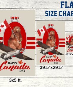 canada flag happy canada day beaver and goose bnn155f 3219