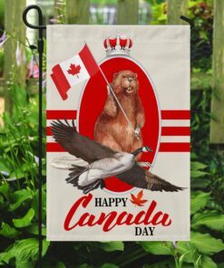 canada flag happy canada day beaver and goose bnn155f 4354