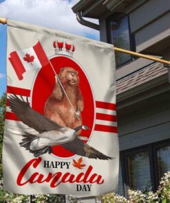 canada flag happy canada day beaver and goose bnn155f 5465