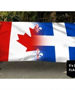 canada quebec flag canadian grommet flag qtr229gf 4360