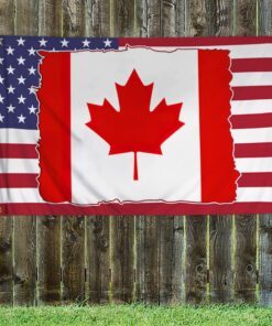 canadian and american grommet flag tqn323gf 6016