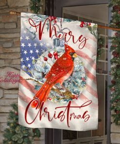 cardinal. merry christmas flag thh3458fv1 1503